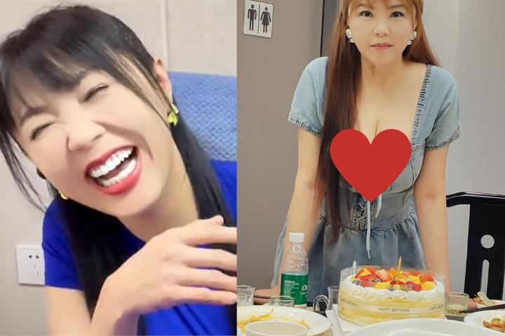 劉樂妍42歲曬深V搏眼球　開酸台灣妹「都是假的」再爆舔共言論