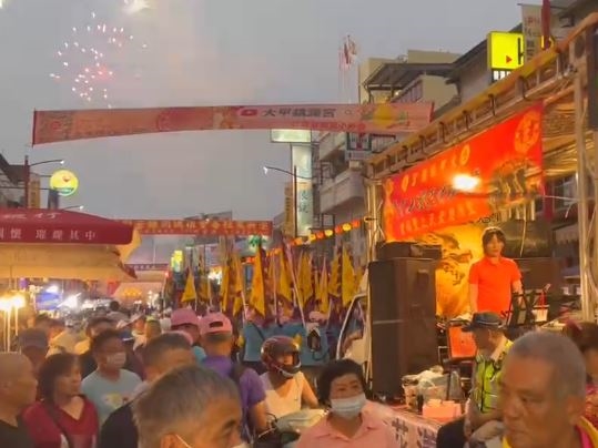 大甲媽祖遶境進香「機車團」 300名車友跟隨媽祖腳步