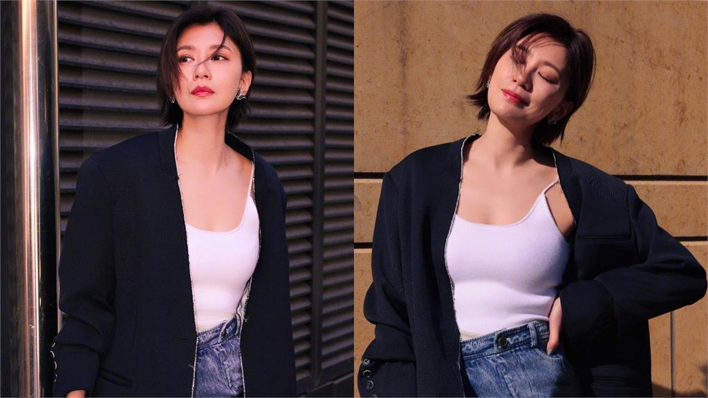 50歲賈靜雯「暗黑瑜珈褲」劇烈仰臥起坐！網一看「鏡反射外洩大寶貝」驚：好棒