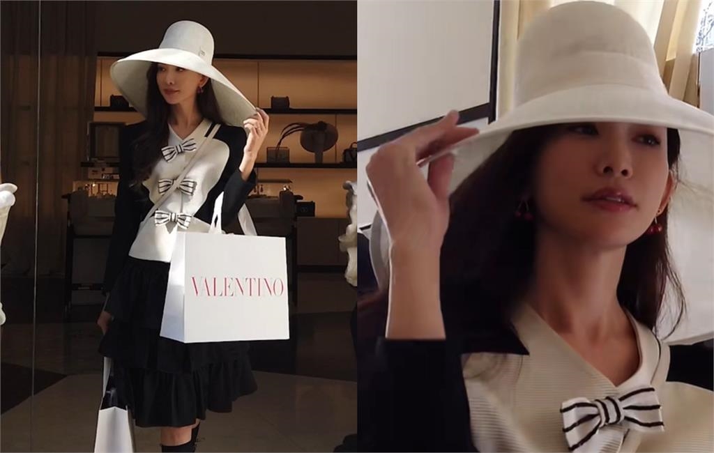 九頭身少女「頭頂巨大蝦片」竟是林志玲！「50歲反差狀態流出」網急關切