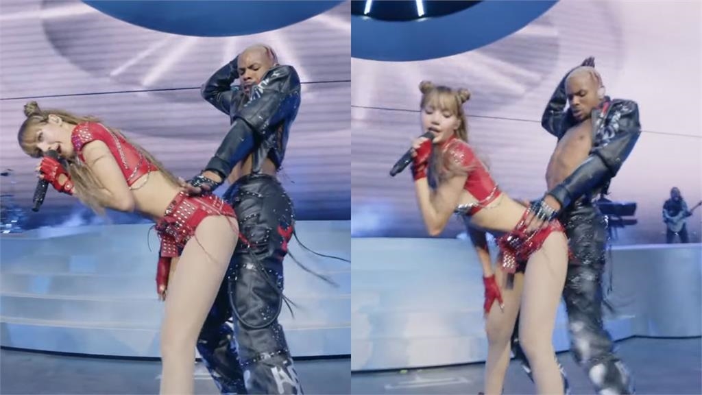 Lisa登科切拉「只裹1塊布」！18禁「貼身互動」曝光…網傻眼：要多拚？