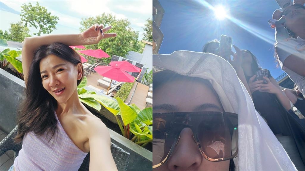 泰國「比基尼妹子」辣曬日光浴!正面竟是「48歲曾雅蘭」網愣:侯昌明有批准?