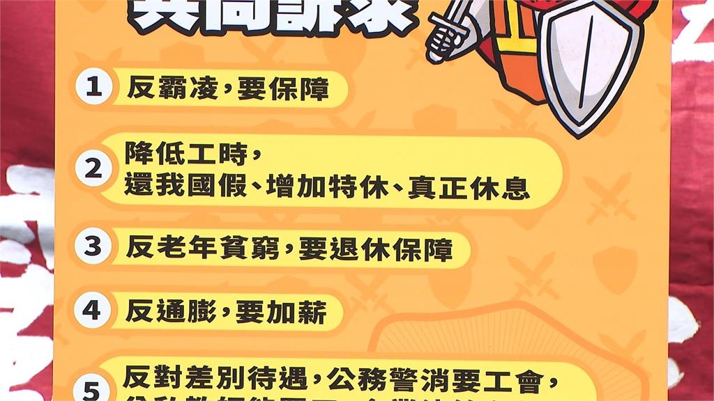 「五一行動聯盟」爭勞權! 提降工時、反霸凌等7訴求