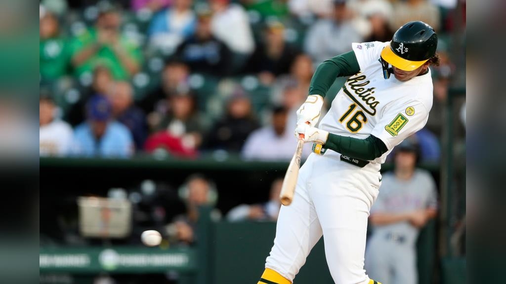 MLB(影)／運動家農場大物大聯盟首安出爐　還有1打點幫助球隊獲勝