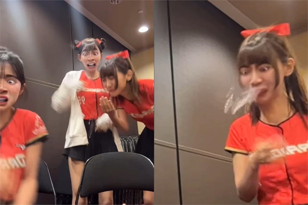 李多慧嗨玩特效秒變「崩壞鬼臉」!隊長小映「狂吐1物」網笑翻:有噴泉