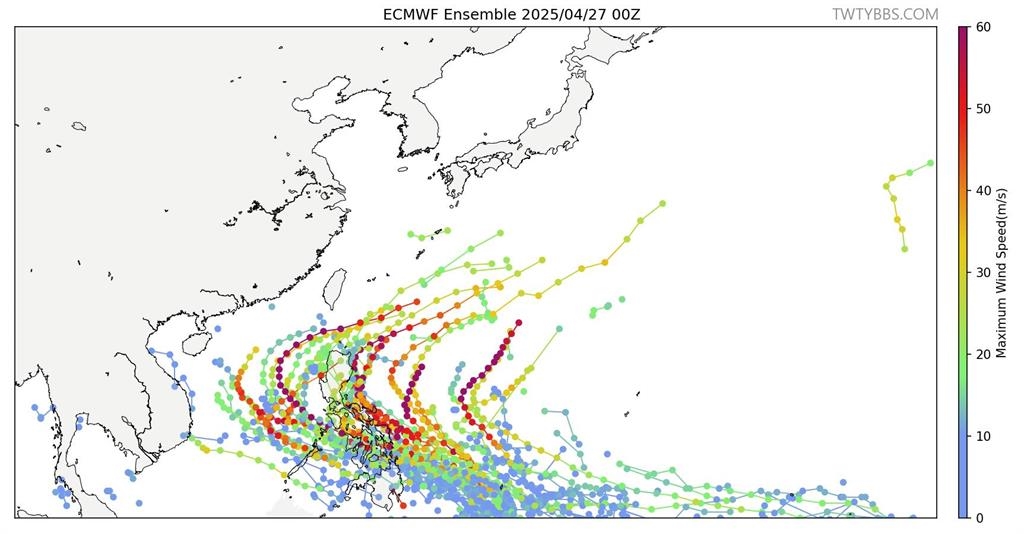 熱帶擾動99W持續發展中！「最新路徑」曝光…專家：有機會生成颱風