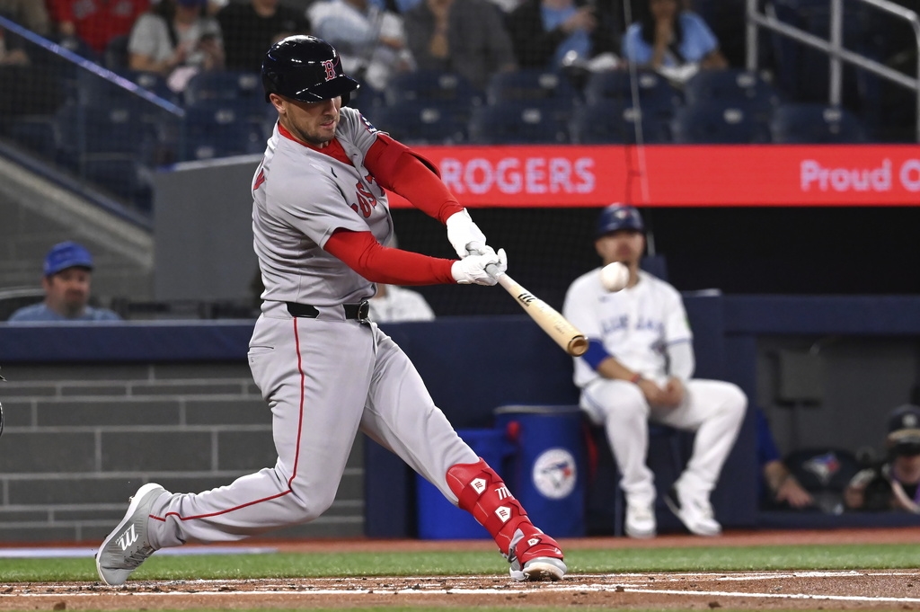 MLB(影)／藍鳥這位投手今天成了人肉餵球機！紅襪開外掛前3局轟5支全壘打