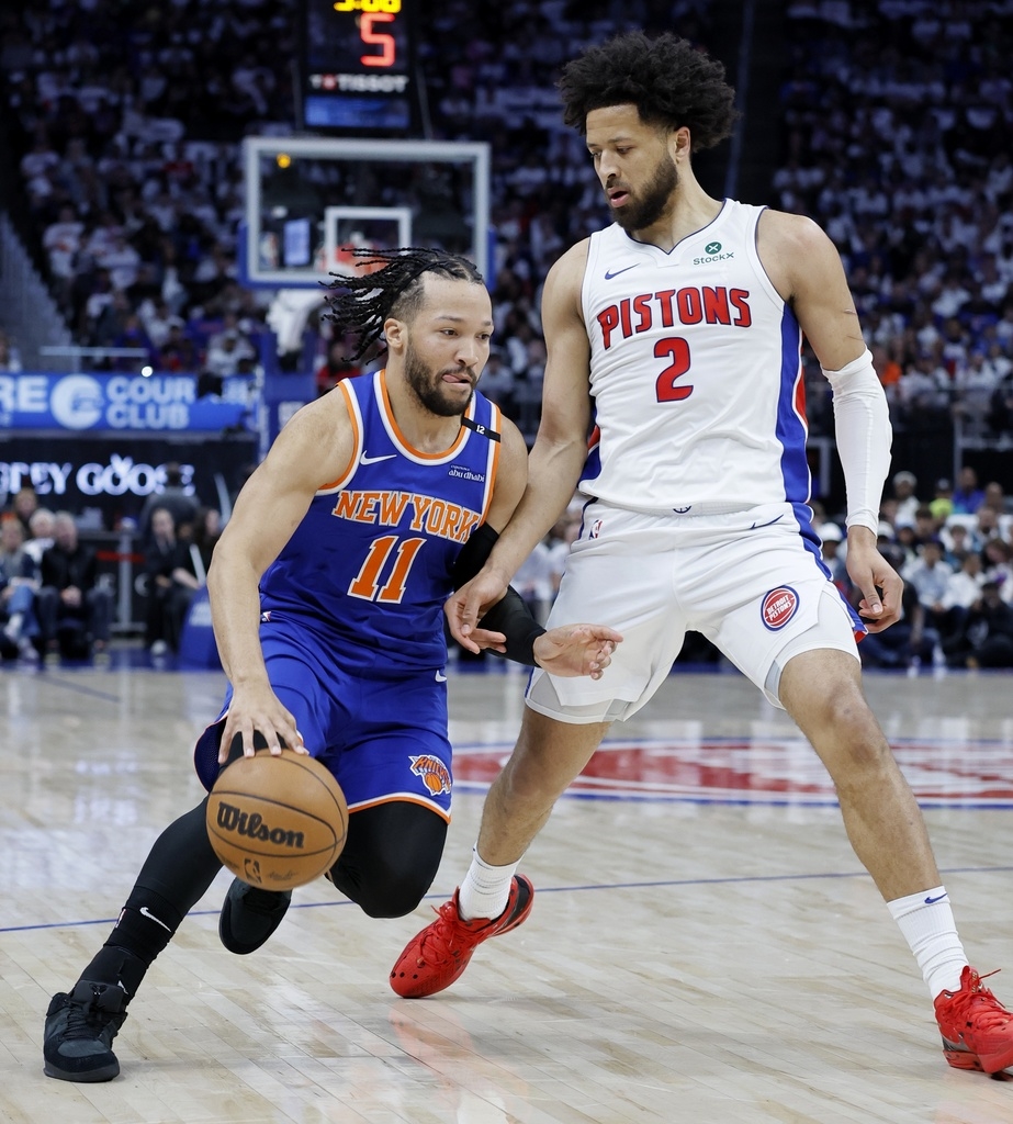 NBA(影)／尼克一哥布朗森狂轟40分上演準絕殺　客場淘汰活塞次輪將碰頭綠衫軍