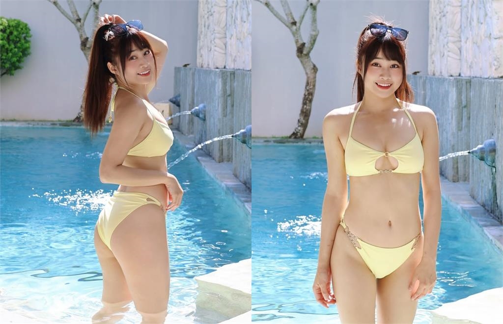 私人泳池「超香罰站辣妹」衝出猛料！一轉身「竟是台灣啦啦隊女神」網嚇爛：沒了