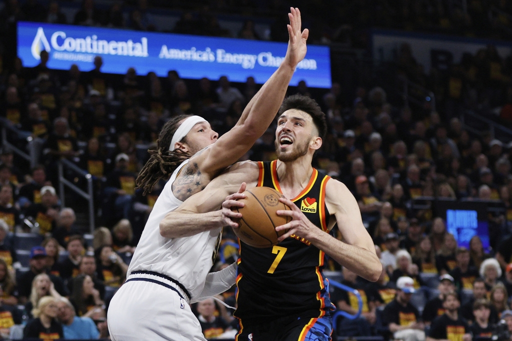 NBA／雷霆榜眼關鍵時刻手抖兩罰不進　高登4秒飆進致勝3分搶下系列賽首勝