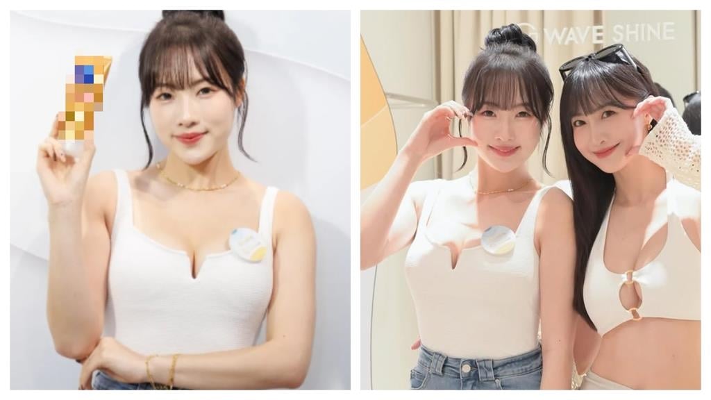 韓啦啦隊女神Mingo辣秀深V白皙肌！親揭韓妞養膚「3密技」