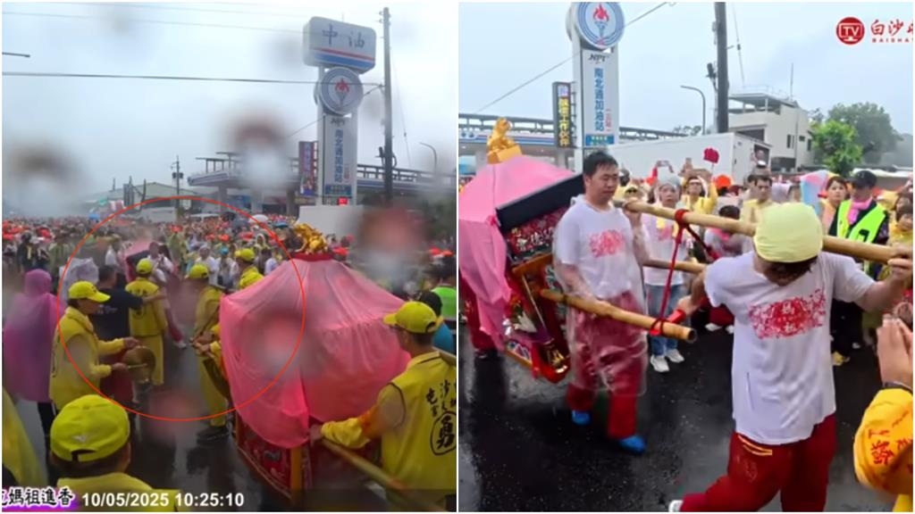 白沙屯媽「回鑾被攔下」跑出分身?雙轎碰頭30秒「遭疑仿冒」內行揭真相