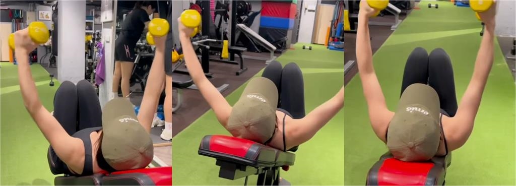 健身房正妹「超狂虐肌」開合片外流!上帝視角太兇猛「竟是郭書瑤本人」