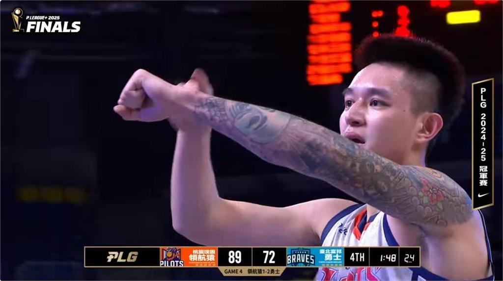PLG(影)／總冠軍賽第4戰盧峻翔得最高28分　領航猿勝勇士2勝2敗追平