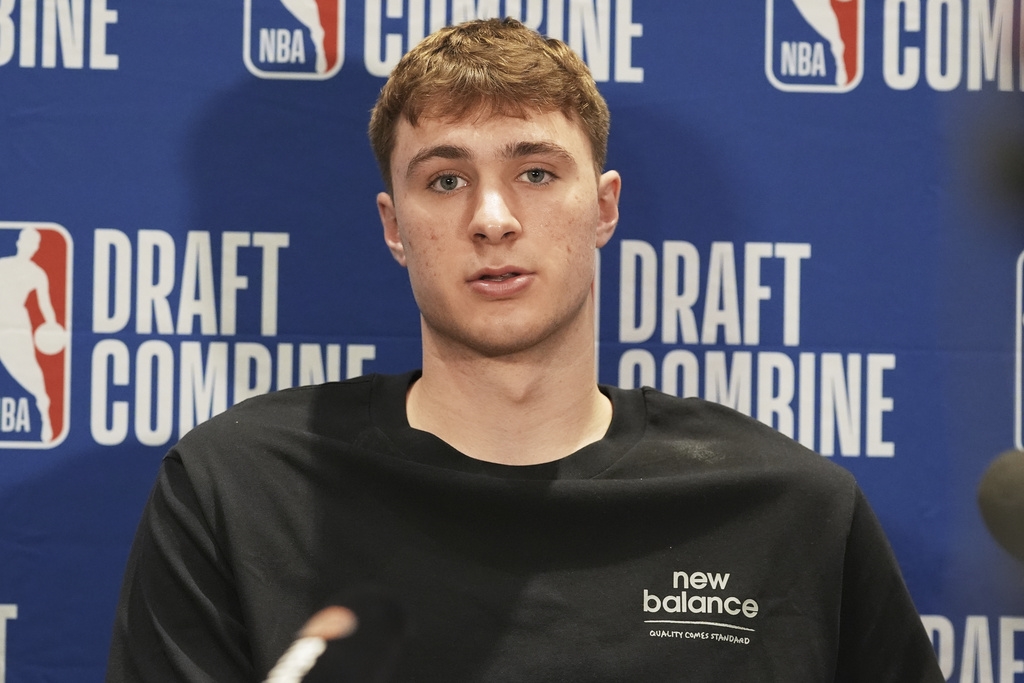 NBA(影)/獨行俠抽中狀元籤後 準狀元測試會受訪:任何球隊選他都會很興奮