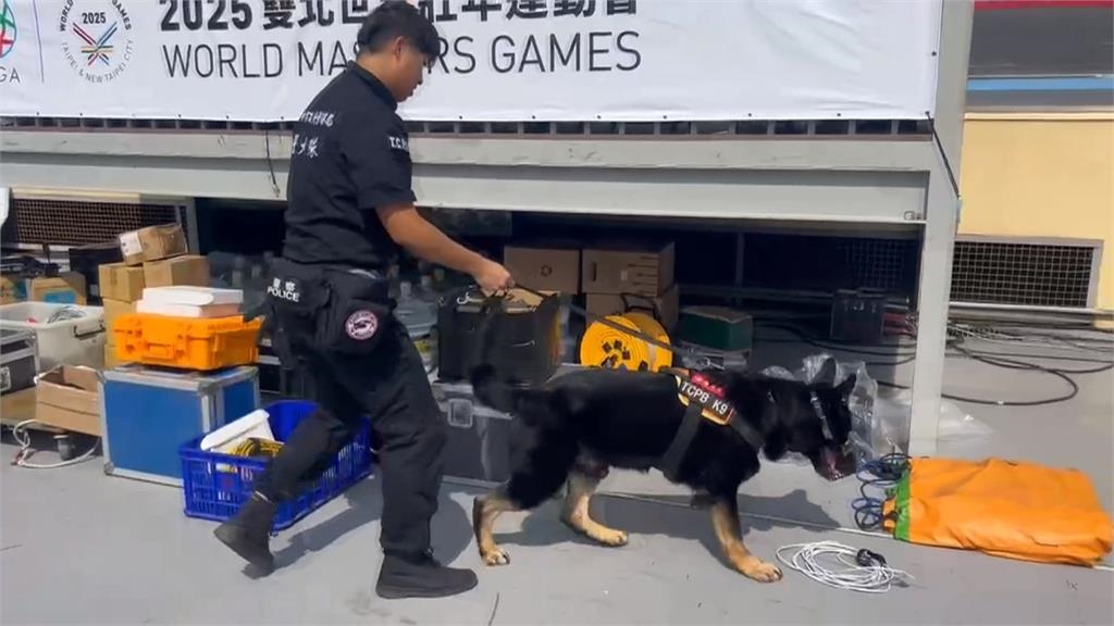 世壯運/汪汪隊出任務! 台中警犬隊派4隻偵爆犬 世壯運場地安檢