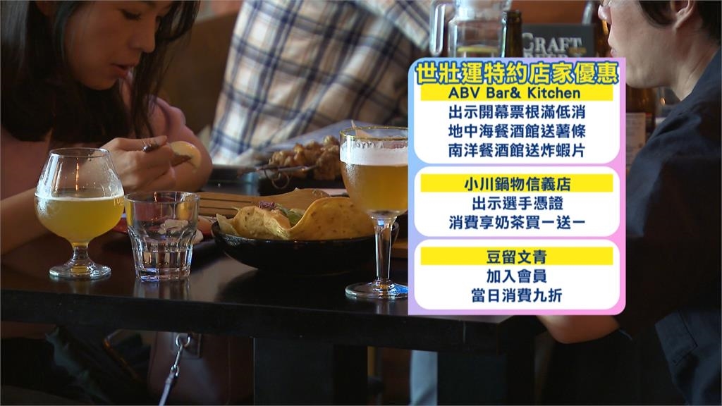 搶世壯運商機!飯店一房難求 餐飲推買一送一優惠