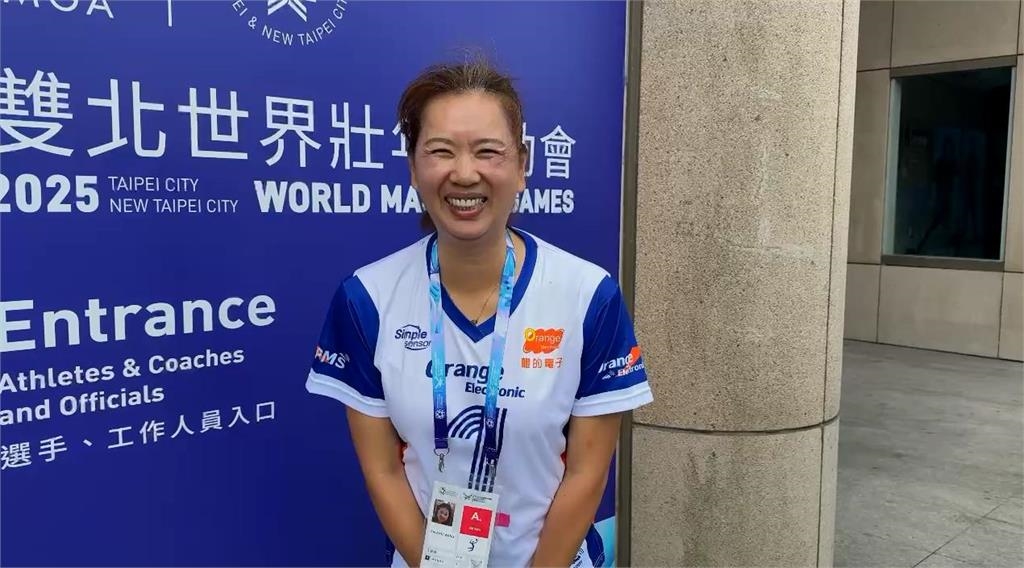 世壯運(影)/前台灣女排國手組成「橙的電子隊」 直落二輕取對奪下第一勝