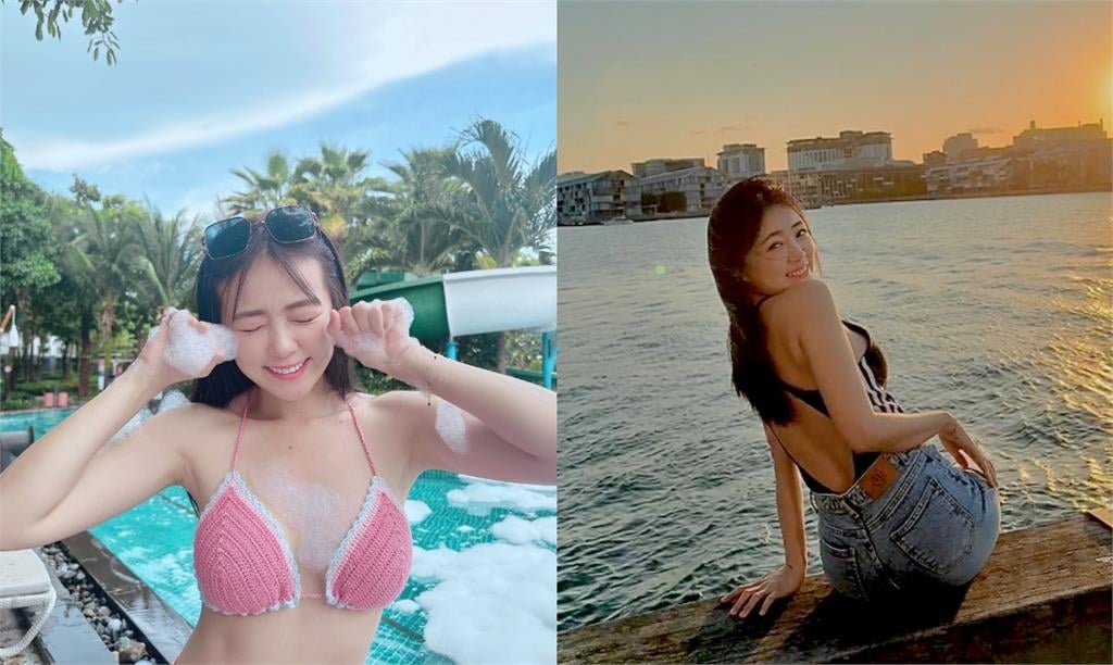 丫頭峇里島「巨肌小鮮肉包夾」畫面流出!比基尼「中門大開」網嗨:謝謝闆娘