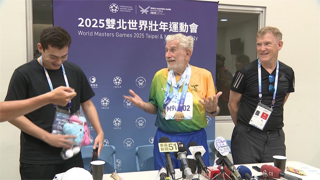 昆凌都有在看/爺爺一天雙牌入袋!標槍奪金短跑銀恨 "孫女都有在看比賽"