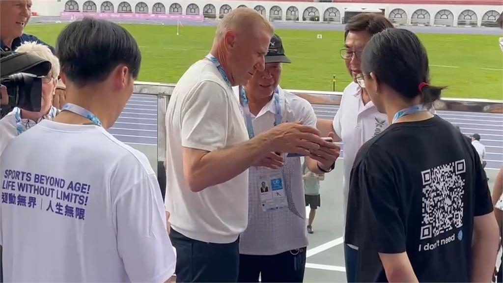 世壯運板橋體育場田徑開賽　IMGA總會長親臨助陣