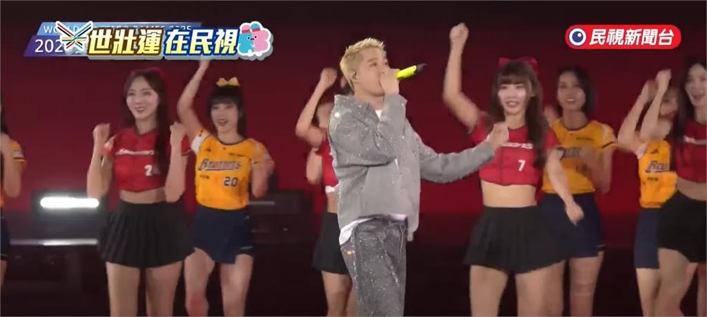 世壯運／周湯豪開幕式合體48位啦啦女神！口誤出包喊「世大運」深夜道歉了