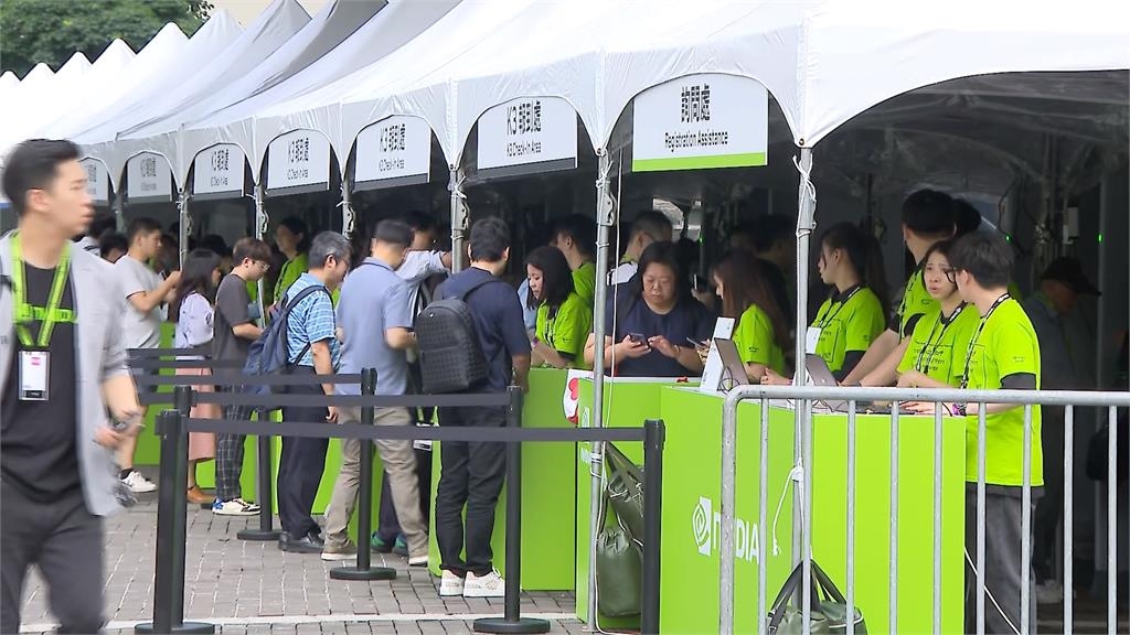 黃仁勳演講重磅登場5000人參與　林百里、劉揚偉等董總都到