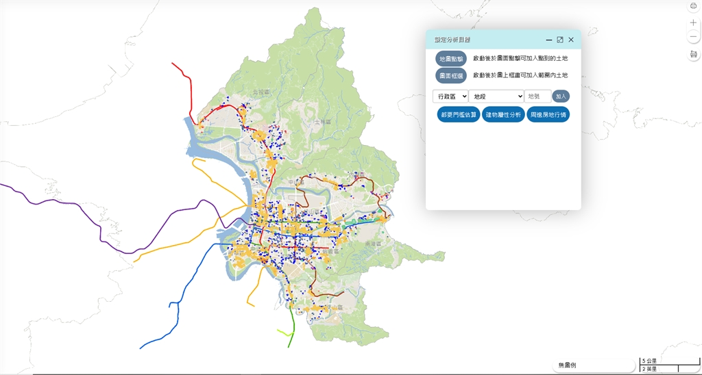 一鍵速查區域行情!都更 /地政資訊平台新功能上架 定位即查價