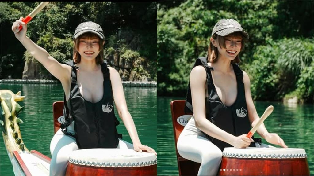 龍舟正妹鼓手「雪Q大麻糬」險炸出！「真實身分」曝光…昔大巨蛋脫到剩Bra