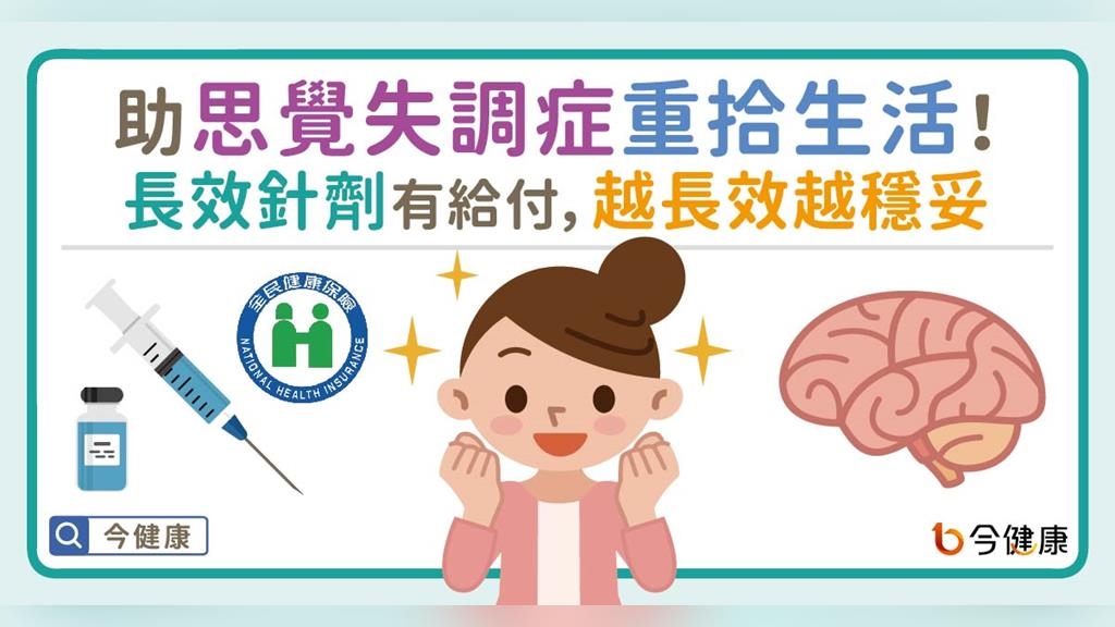 助思覺失調症重拾生活！長效針劑有給付，越長效越穩妥