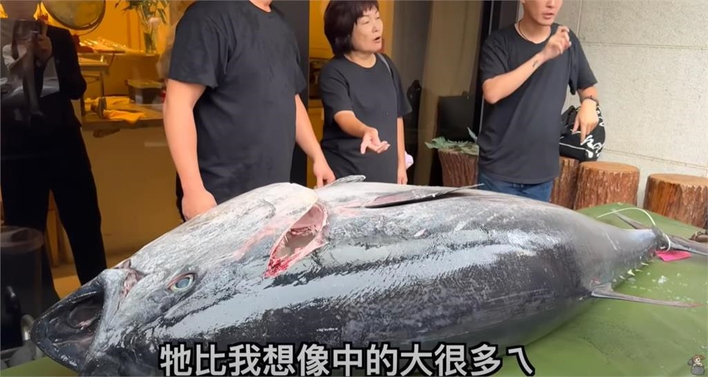 YTR拿湯匙開挖現吃「220公斤」要價30萬黑鮪魚！壯觀畫面曝掀百萬網朝聖