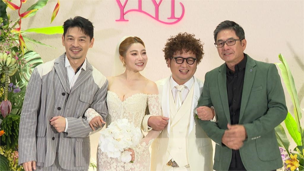 愛情長跑8年！納豆、依依席開50桌　半個演藝圈都來了