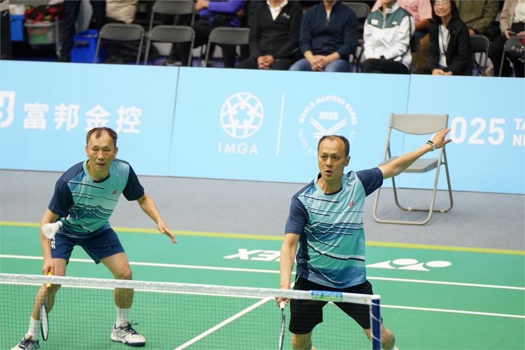 世壯運/老頑童搭檔奧運金牌!李洋、林友茂力克老爸與教練 蔣萬安也觀戰