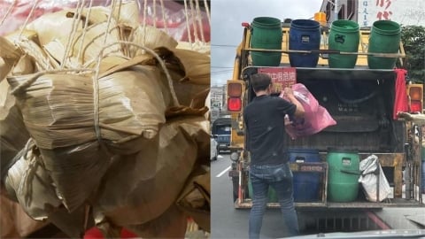 吃完粽子後「粽葉」該丟廚餘還是一般垃圾?環保局曝正解:丟錯最高罰6千