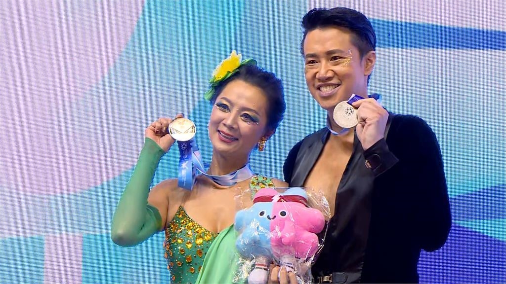 高欣欣征戰世壯運　火辣戰袍熱舞奪拉丁舞銀牌