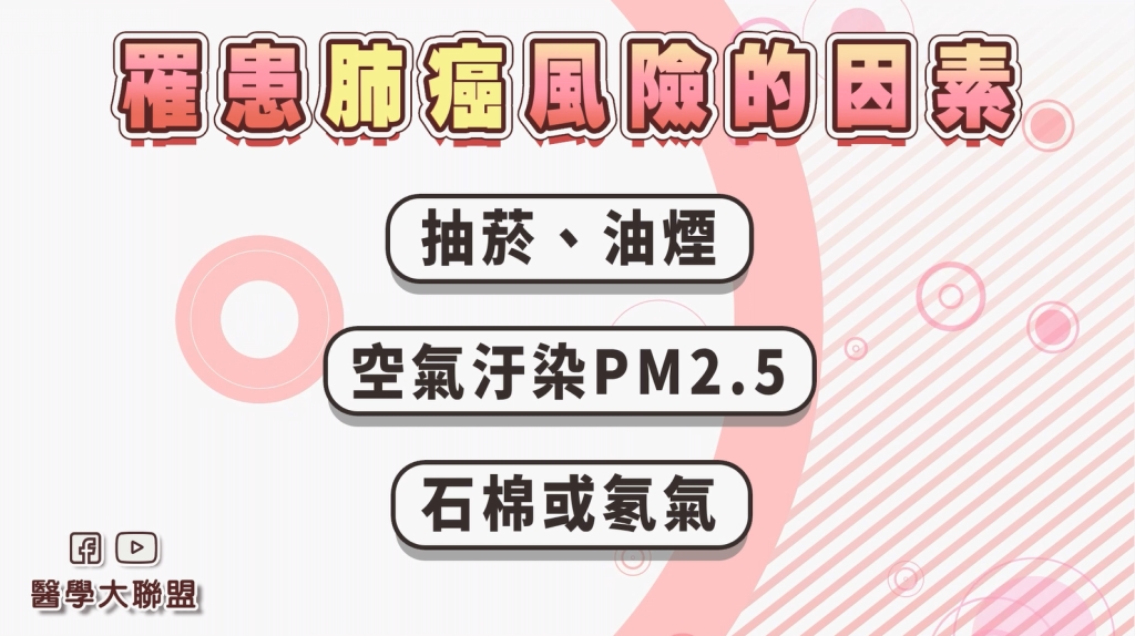咳嗽帶血聲音沙啞小心「肺癌」找上門！洪暐傑：二大類肺癌民眾要認識！