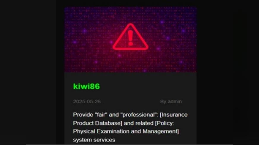 獨家／全台保險公司挫咧等！kiwi86遭駭客勒索　618萬筆保單恐公開