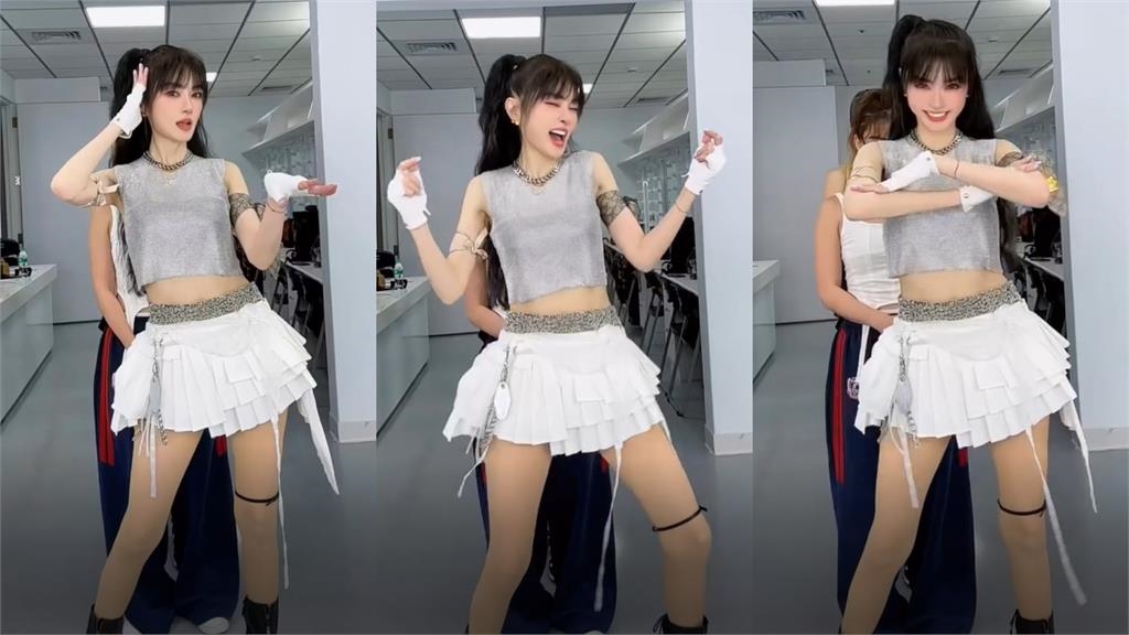 半百女舞者「狂扭11秒」竟是謝金燕！轉側身「炸裂紙片腰」網看哭：姐姐多吃點