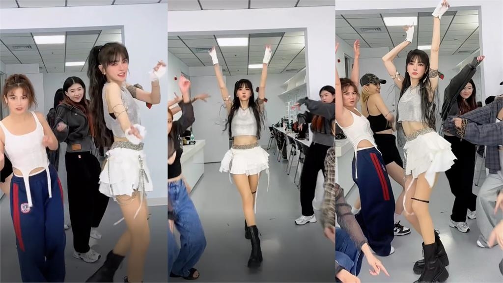 半百女舞者「狂扭11秒」竟是謝金燕！轉側身「炸裂紙片腰」網看哭：姐姐多吃點