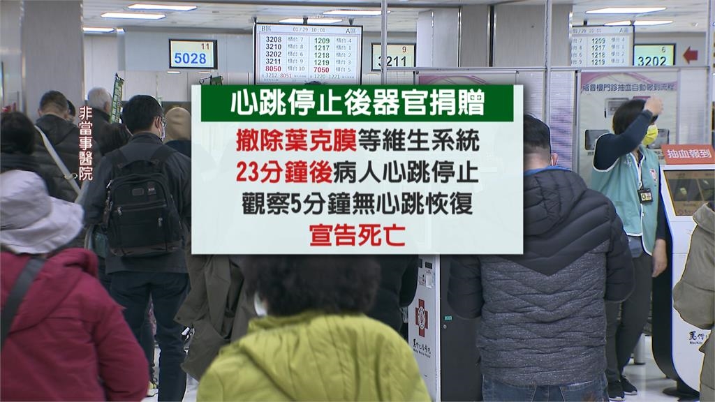 醫院爆「心臟未停就摘器官」 器捐中心澄清:符合規定