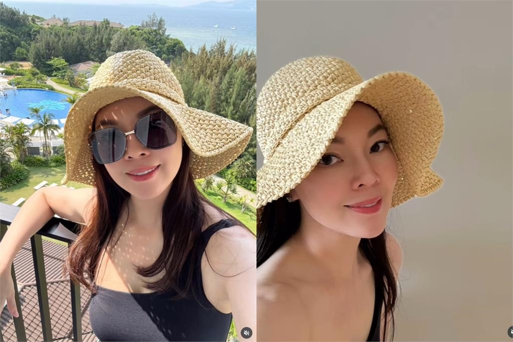 曾馨瑩出國罕曬「超緊背心」大解放!50歲驚人白皙膚況吸全網瘋看