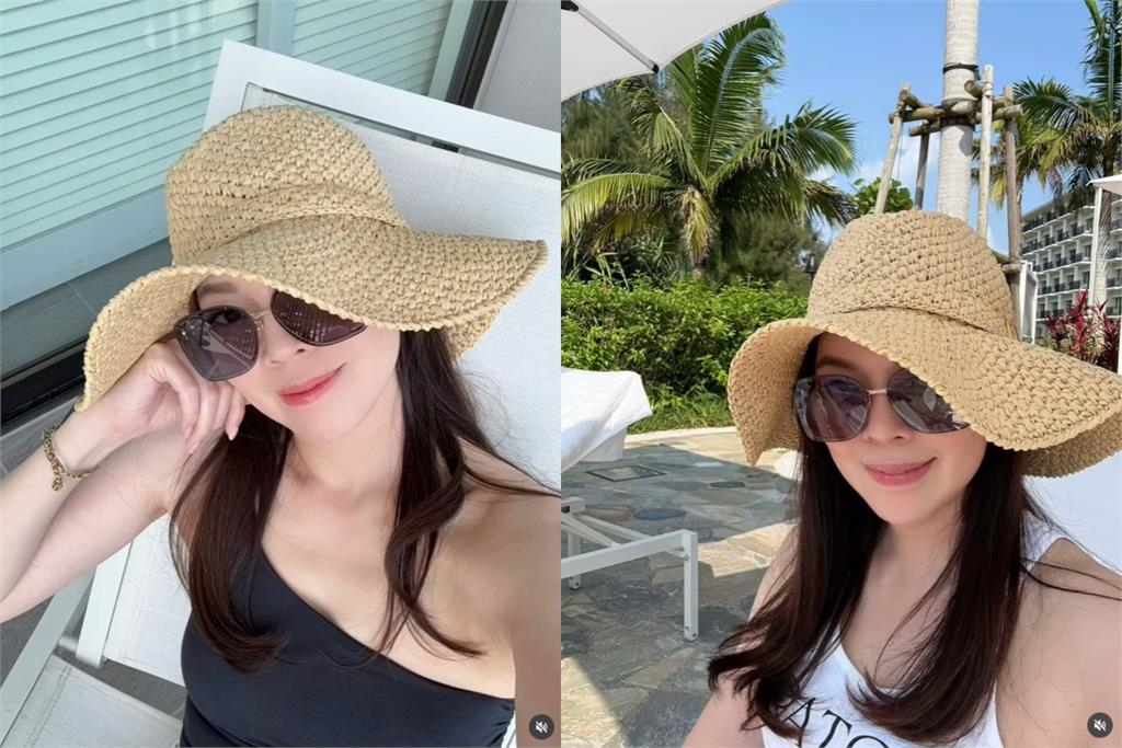 曾馨瑩出國罕曬「超緊背心」大解放!50歲驚人白皙膚況吸全網瘋看