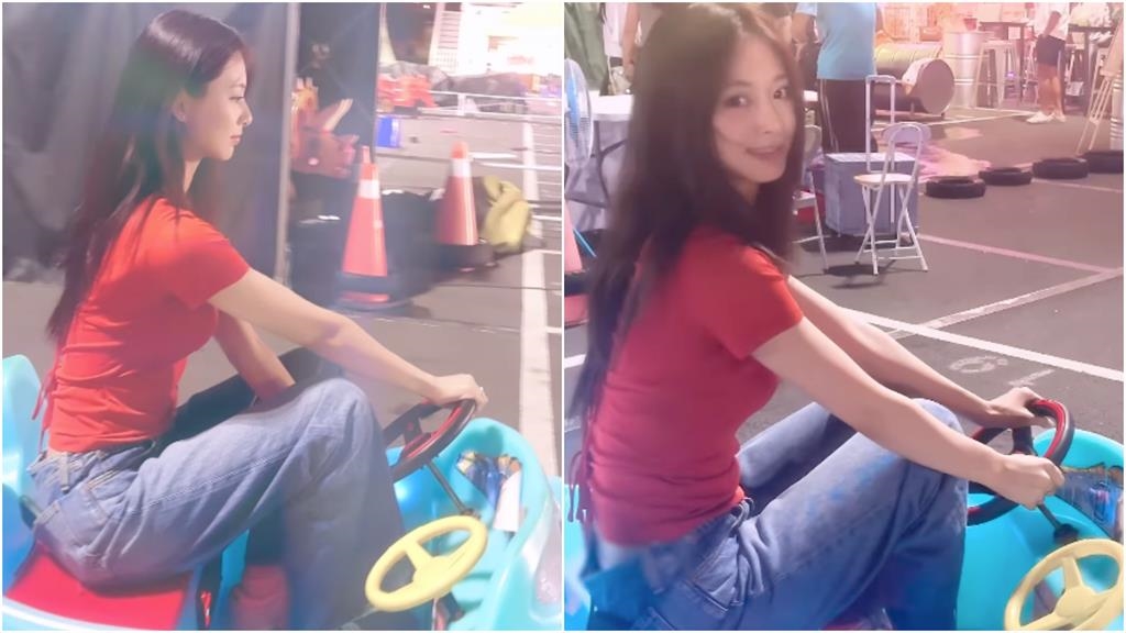 夜市女飆仔「安全帶沒系」全被攝!竟是周子瑜本尊「側拍視角」被出賣