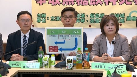 無糖飲料要更便宜了？　綠委主張無糖飲料"免稅"