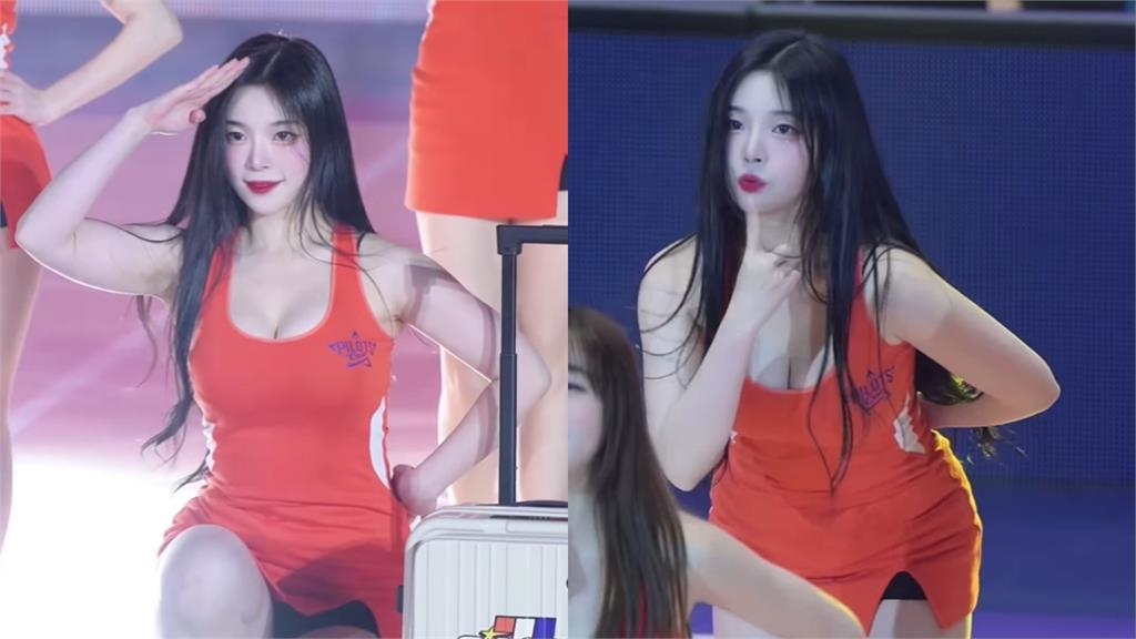 啦啦隊女神海邊脫了!胸前只裹透明布「麻糬大解放」…趙娟週甜喊1句話