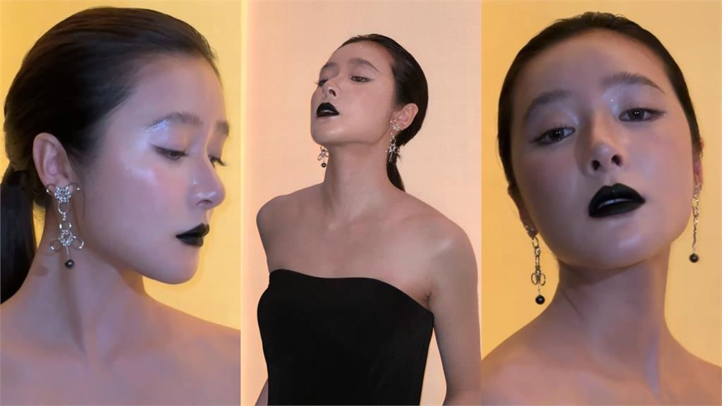 周星馳兒子0肩帶暗黑裙猛下滑！「27歲真實體態」慘遭鏡反射出賣網震：長大了