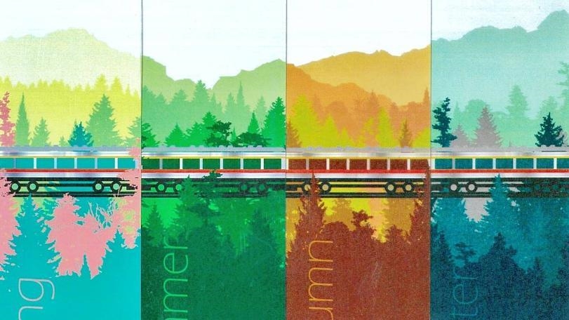 臺鐵內灣線一日週遊券　免費兌換「四季小卡」超級萌