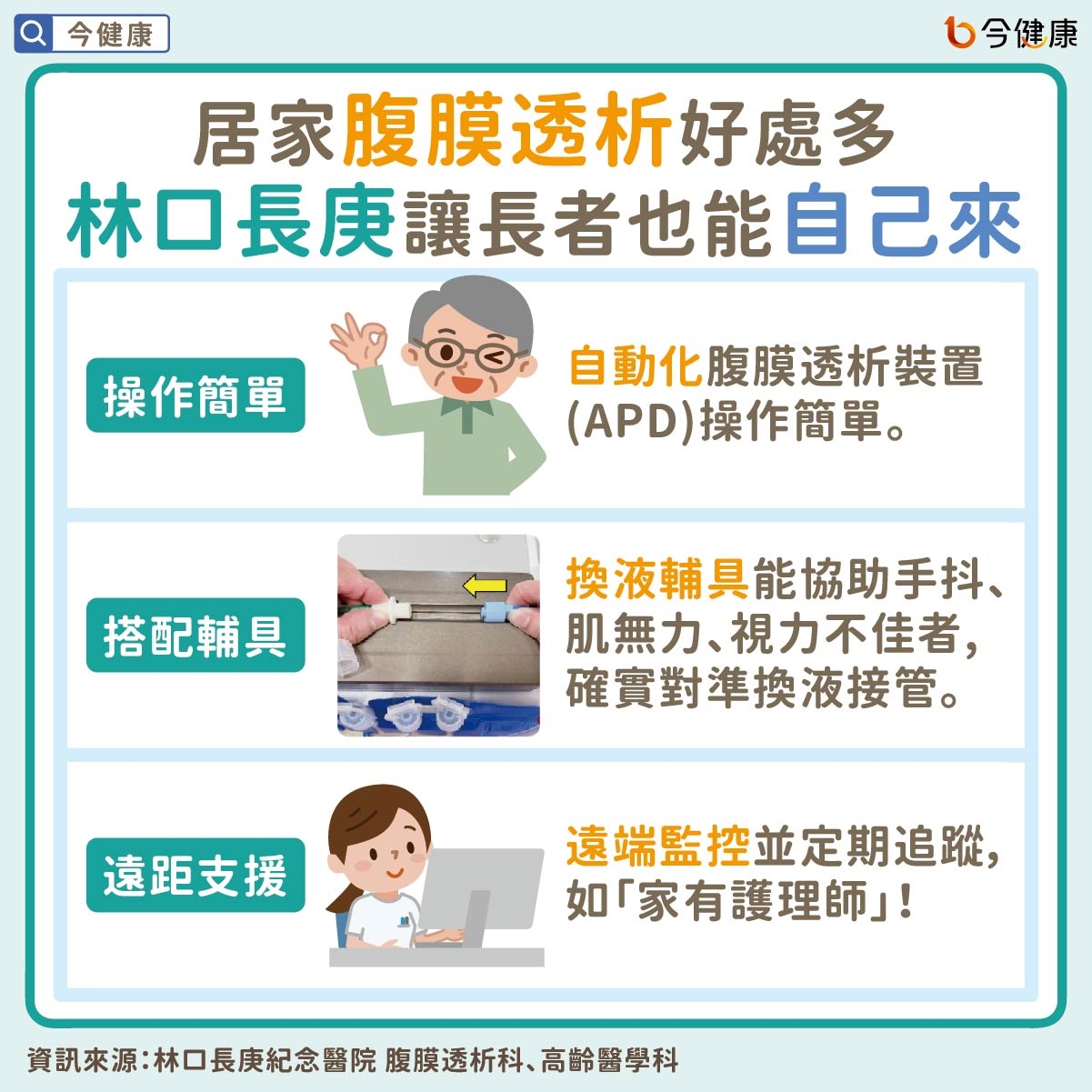 #林口長庚 #腹膜透析 #透析 #洗腎