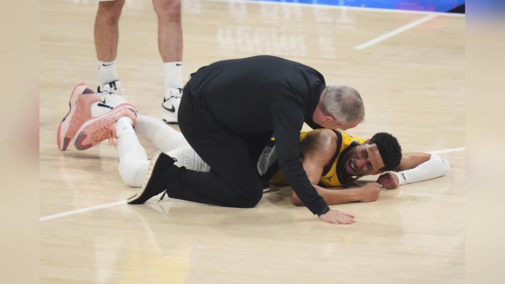 NBA(影)／重傷害！溜馬哈利伯頓無碰撞傷退　父親證實確定「阿基里斯腱」受傷