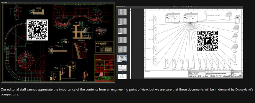 獨家/迪士尼史上最重大資安事件 64G樂園設計圖限期3天全公開